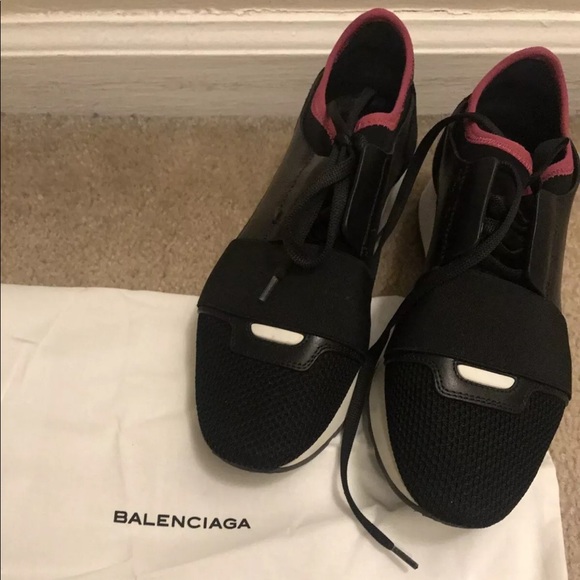 balenciaga race runners womens silver